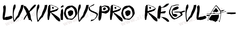 LuxuriousPro Regula字体转换